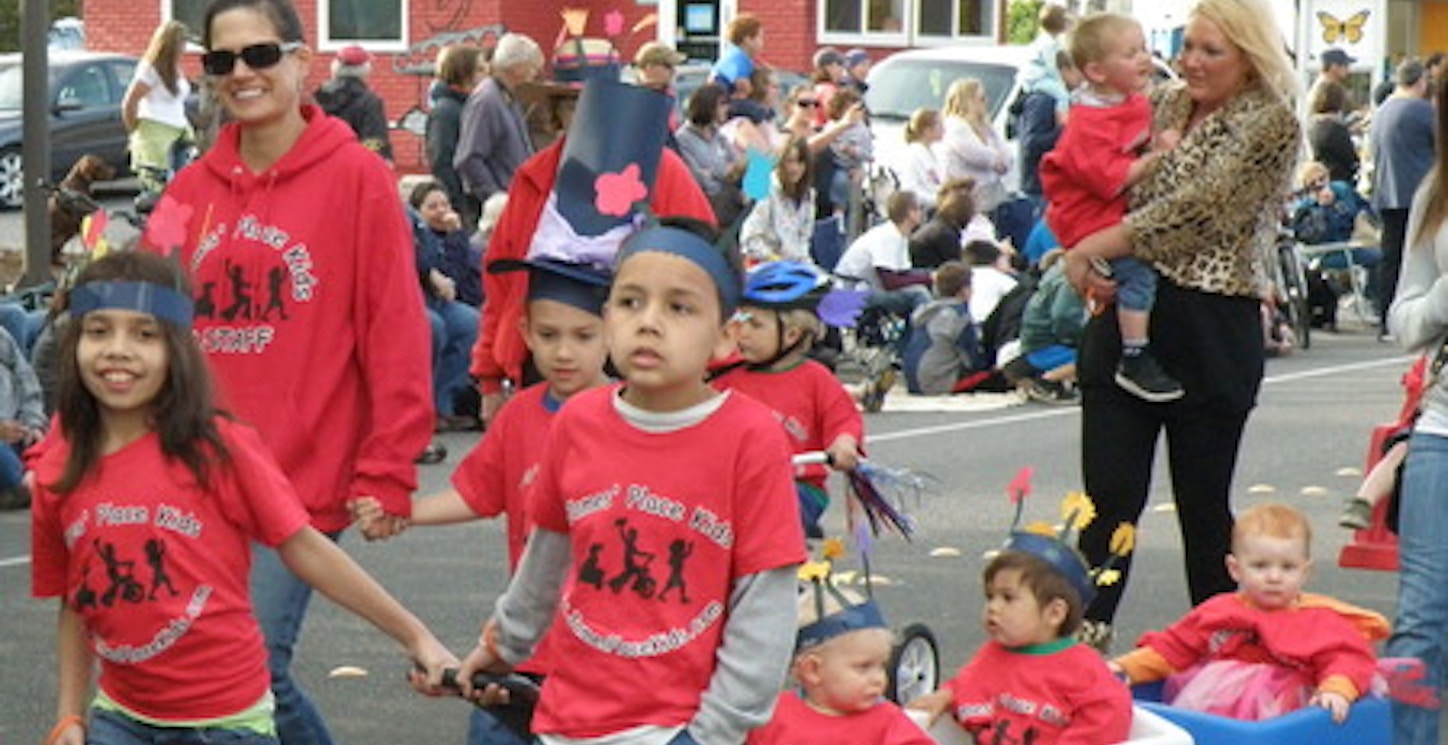 Picture of James' Place Kids On Parade Custom T-Shirt Design James' Place Kids On Parade T-Shirt Photo